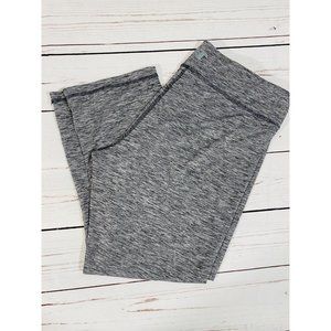 Champion Womens Leggings Sz Large Heather Gray Elastic Waist Footless Athleis